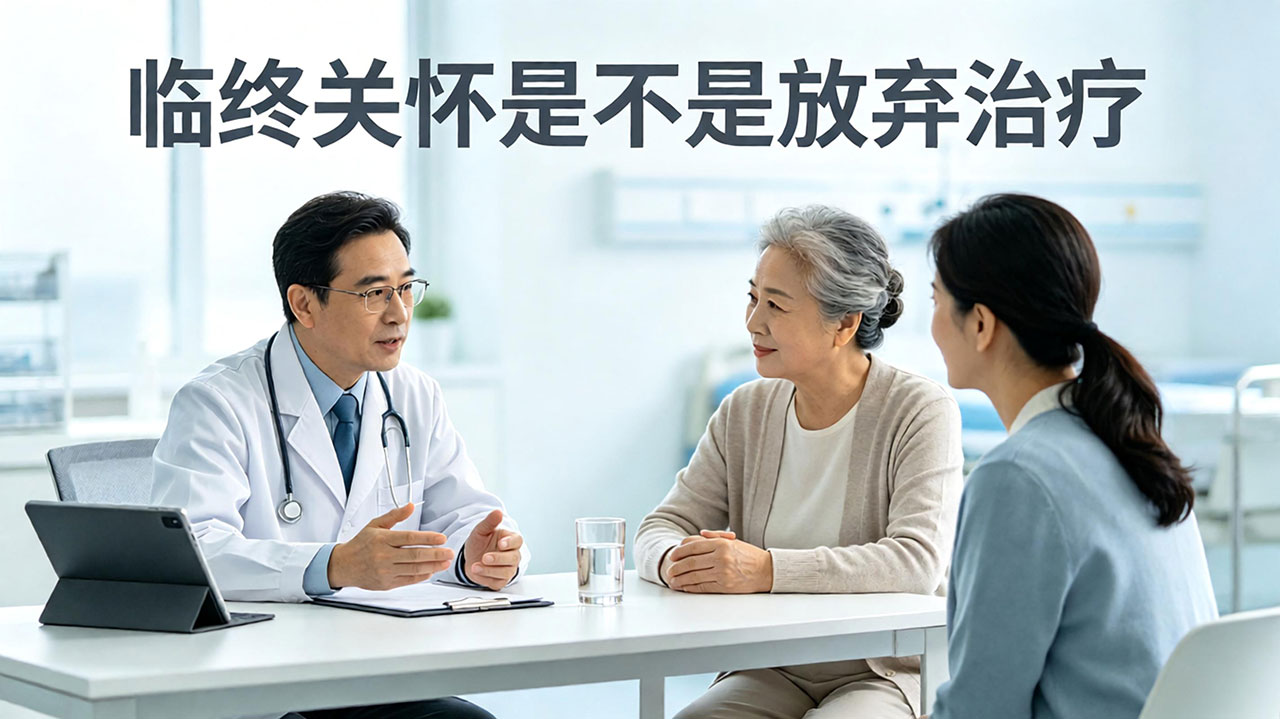 临终关怀是不是放弃治疗?