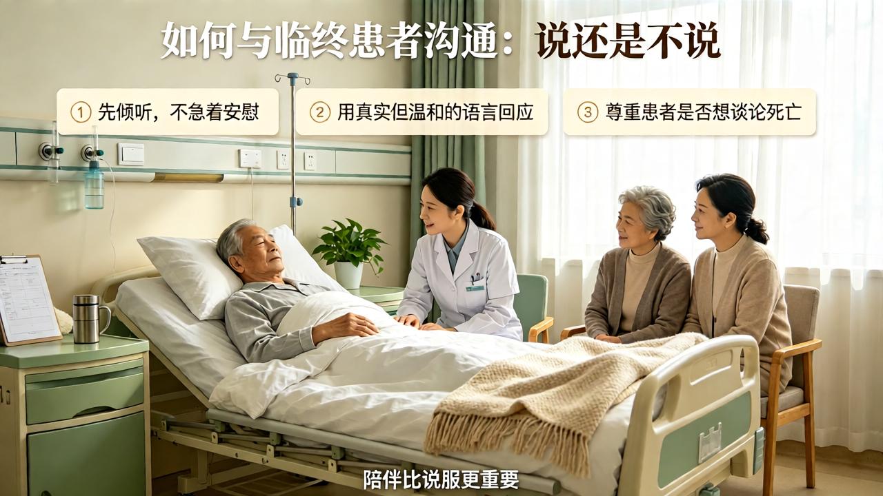 如何与临终患者沟通:说还是不说