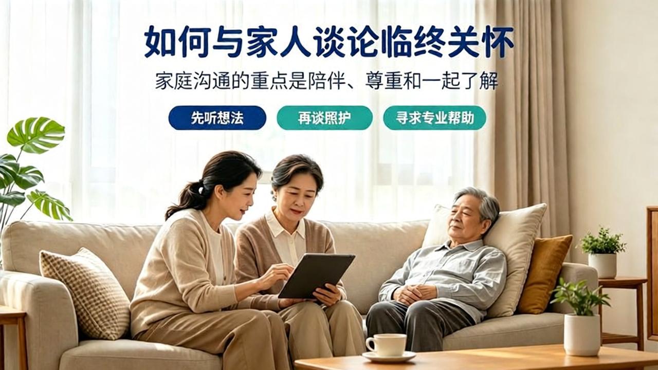 如何与家人谈论临终关怀?