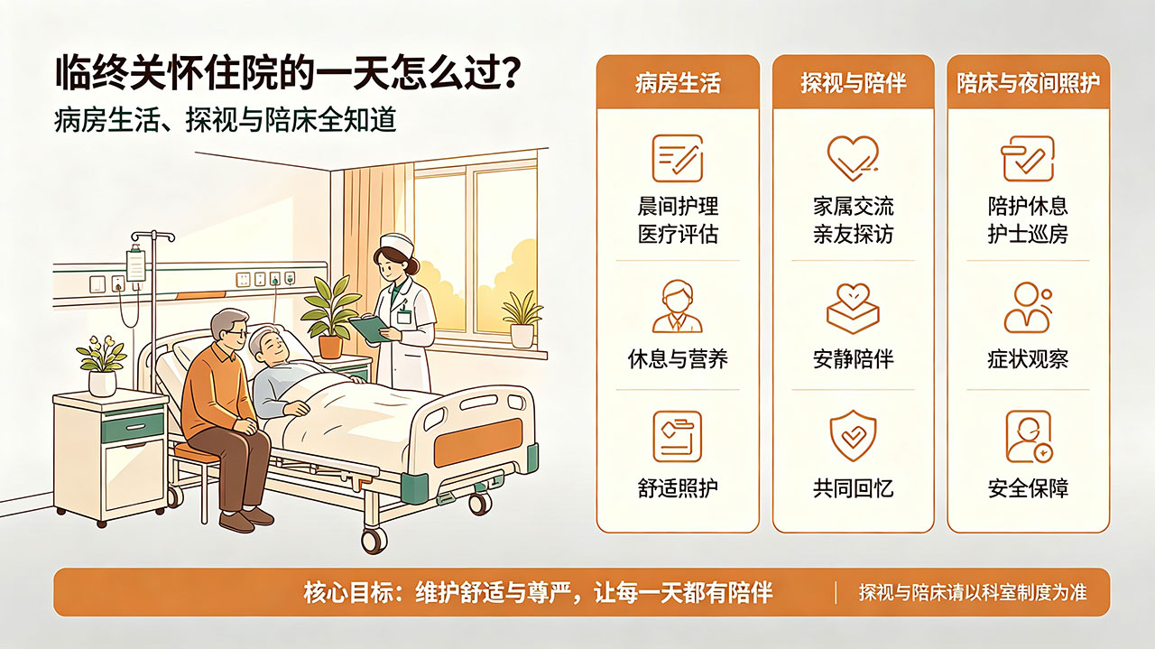 临终关怀住院的一天怎么过?病房生活、探视与陪床全知道