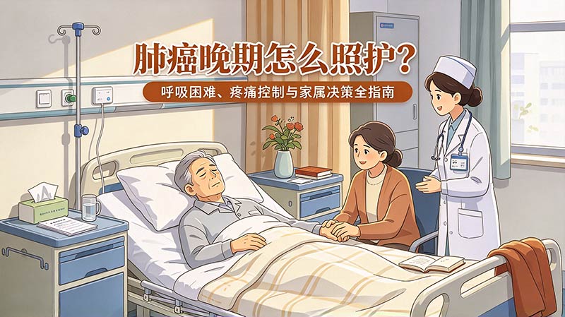 肺癌晚期怎么照护?呼吸困难、疼痛控制与家属决策全指南