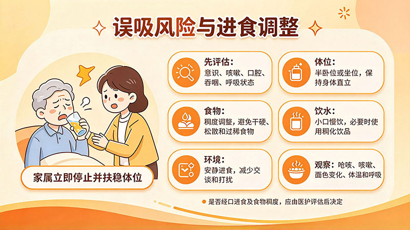 临终患者吞咽困难、喝水呛咳怎么办？误吸预防与喂食方法
