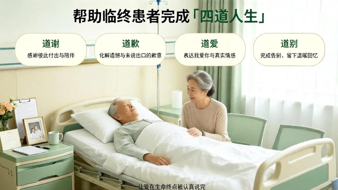 帮助临终患者完成「四道人生」