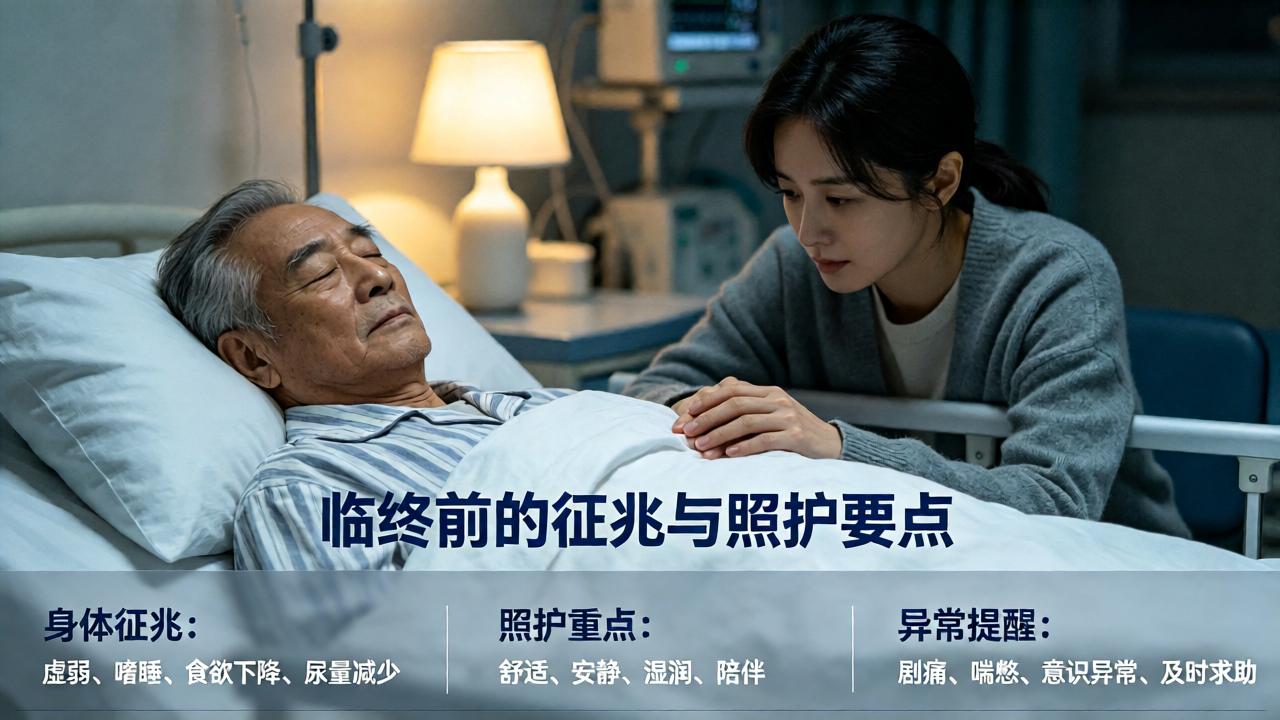临终前的征兆与照护要点